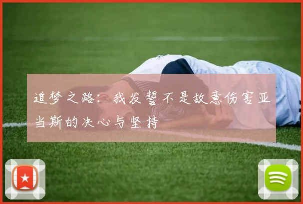 追梦之路：我发誓不是故意伤害亚当斯的决心与坚持